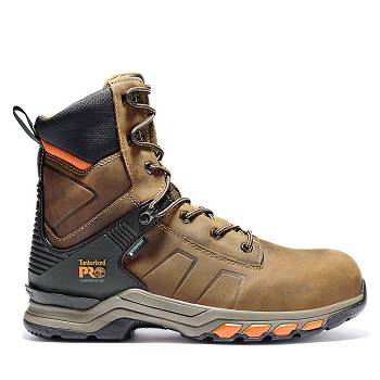 Timberland PRO Hypercharge 8" Comp Toe - Hnede Nepremokave Topanky Panske, T0224SK